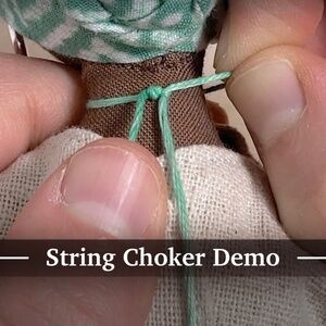 String Choker Demo (NOT AN ITEM LISTING)